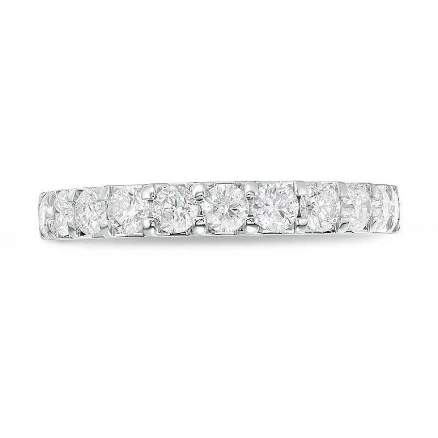 Rings Zales | 1 Ct. T.W. Certified Diamond Band In 14K White Gold (I/Si2)