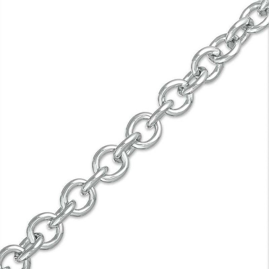 Bracelets Zales | The Kindred Heart From Vera Wang Love Collection 1/10 Ct. T.W. Diamond Toggle Bracelet In Sterling Silver