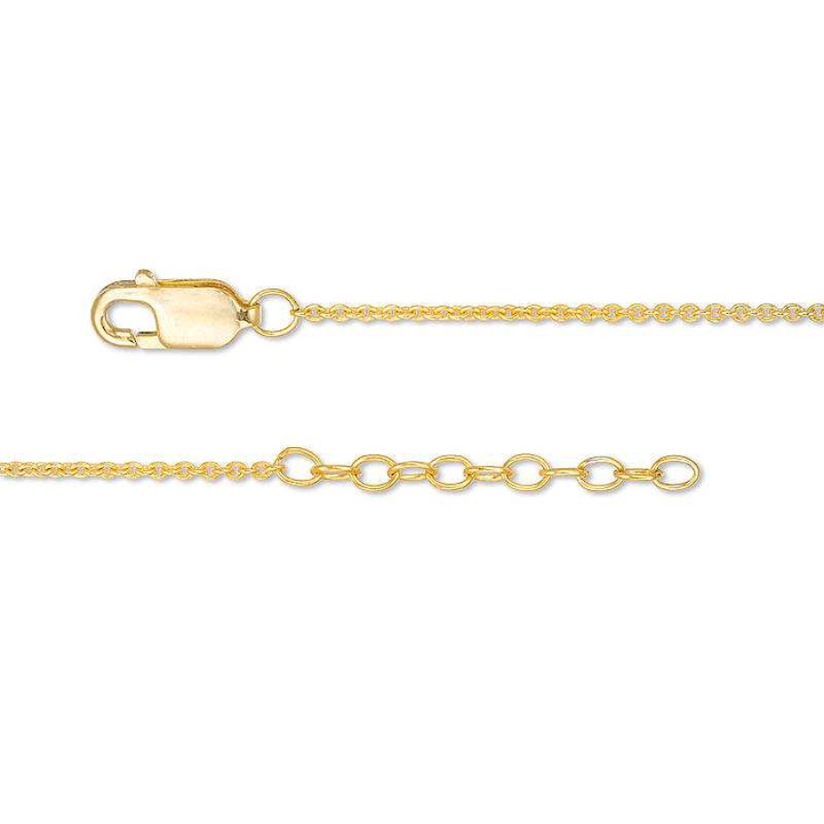 Bracelets Zales | Diamond Accent Bumblebee Anklet In Sterling Silver With 14K Gold Plate - 10"