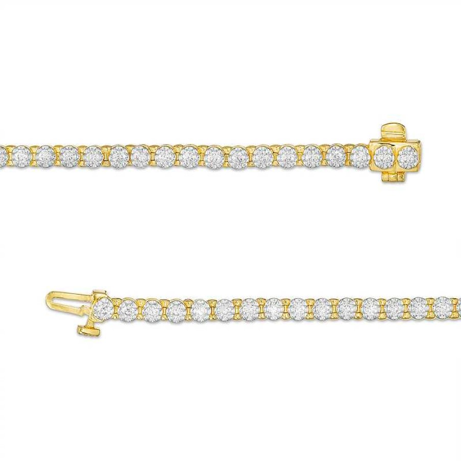 Bracelets Zales | 2 Ct. T.W. Diamond Tennis Bracelet In 10K Gold