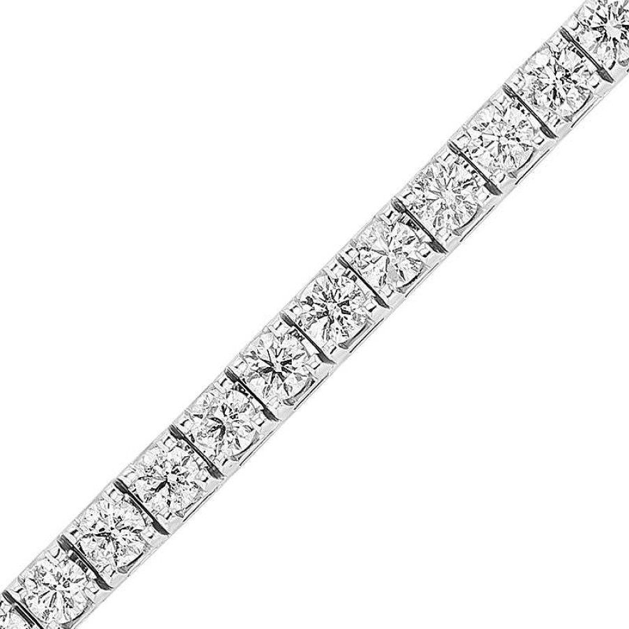 Bracelets Zales | 12 Ct. T.W. Diamond Tennis Bracelet In 14K White Gold (I/I1)