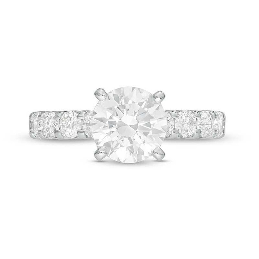 Rings Zales | 2-1/2 Ct. T.W. Diamond Engagement Ring In 14K White Gold