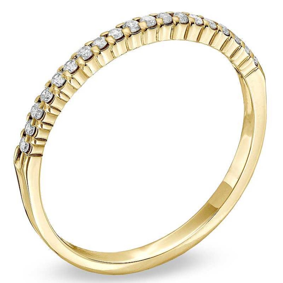 Rings Zales | 1/6 Ct. T.W. Diamond Band In 10K Gold