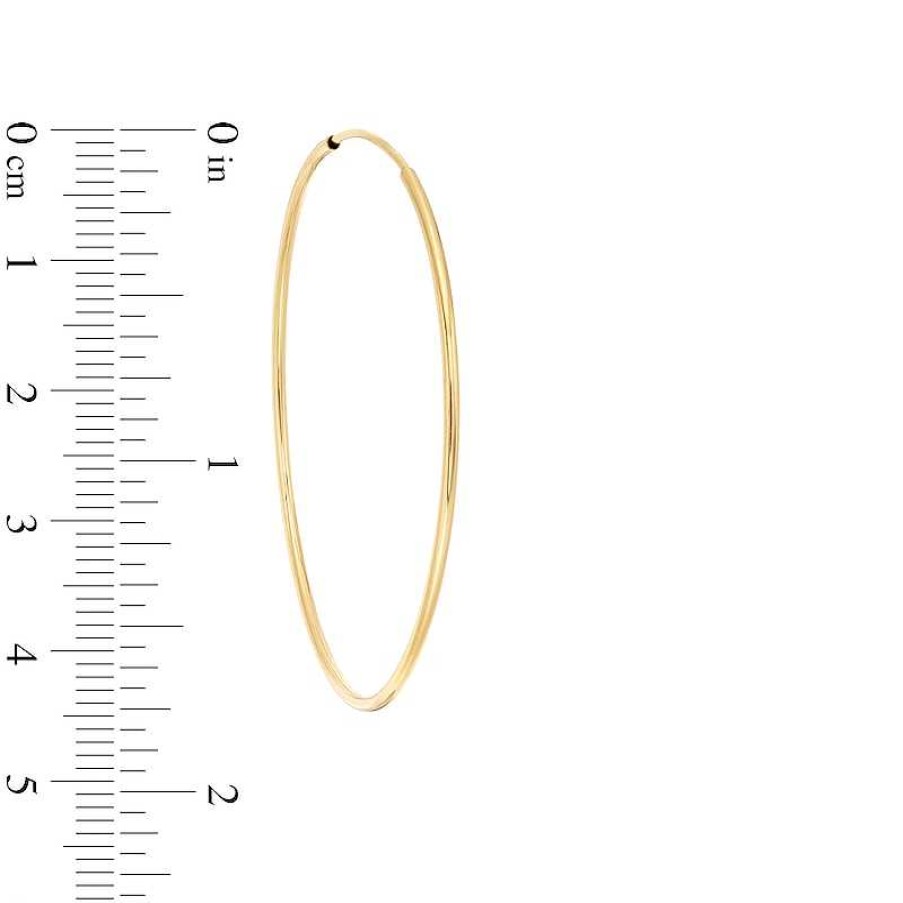 Gold hoop earrings on sale zales