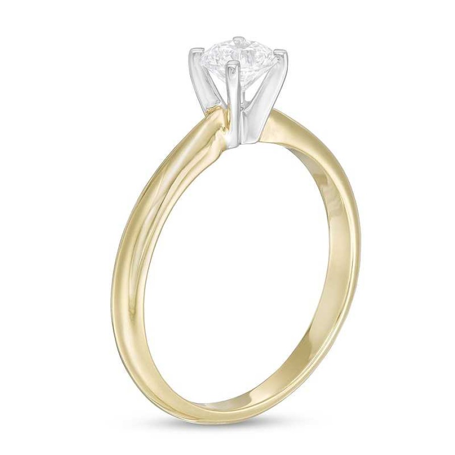 Rings Zales | 1/2 Ct. T.W. Diamond Solitaire Engagement Ring In 14K Gold (I/I2)