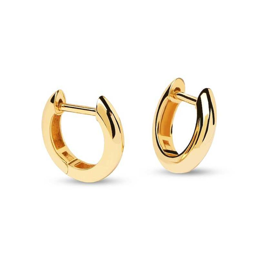 Earrings Zales | Pdpaola™ At Zales 12.0Mm Hoop Earrings In 18K Gold