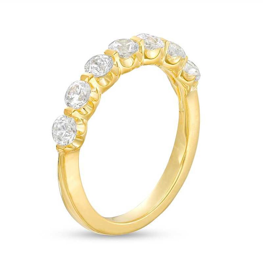 Rings Zales | 1 Ct. T.W. Diamond Seven Stone Anniversary Band In 14K Gold