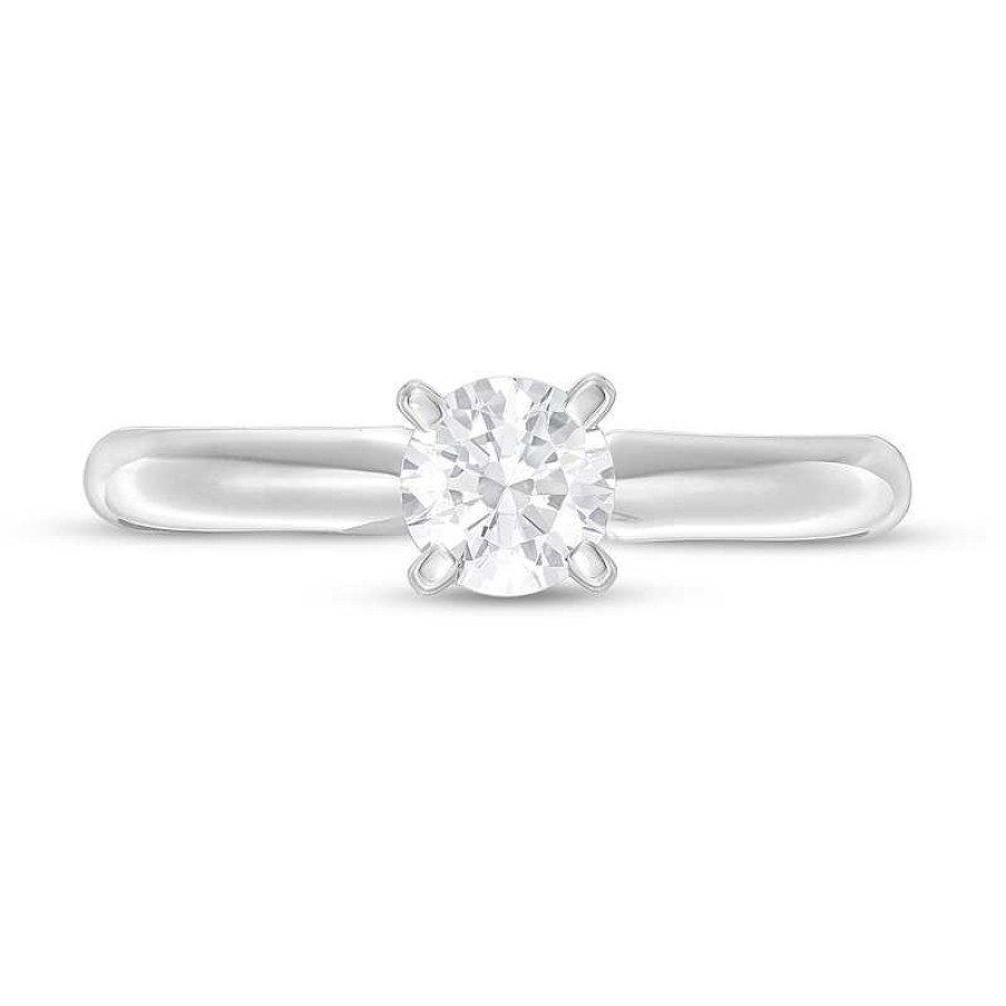 Rings Zales | 1/2 Ct. T.W. Diamond Solitaire Engagement Ring In 14K White Gold (I/I2)