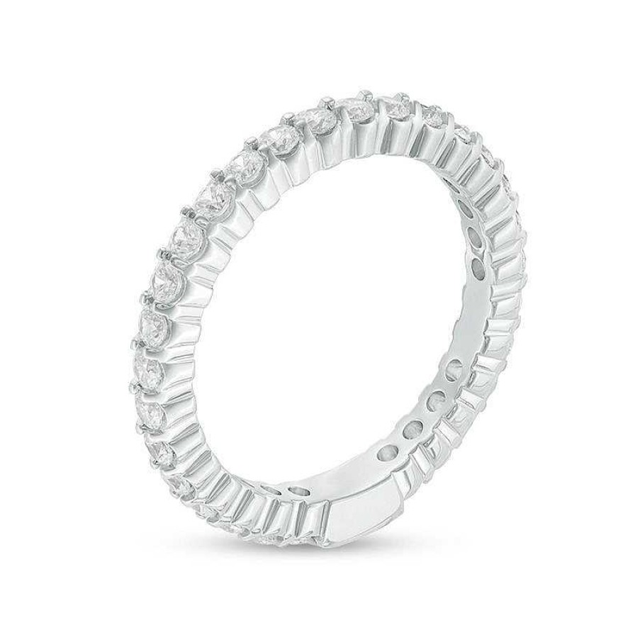 Rings Zales | 1 Ct. T.W. Diamond Eternity Band In 14K White Gold - Size 7