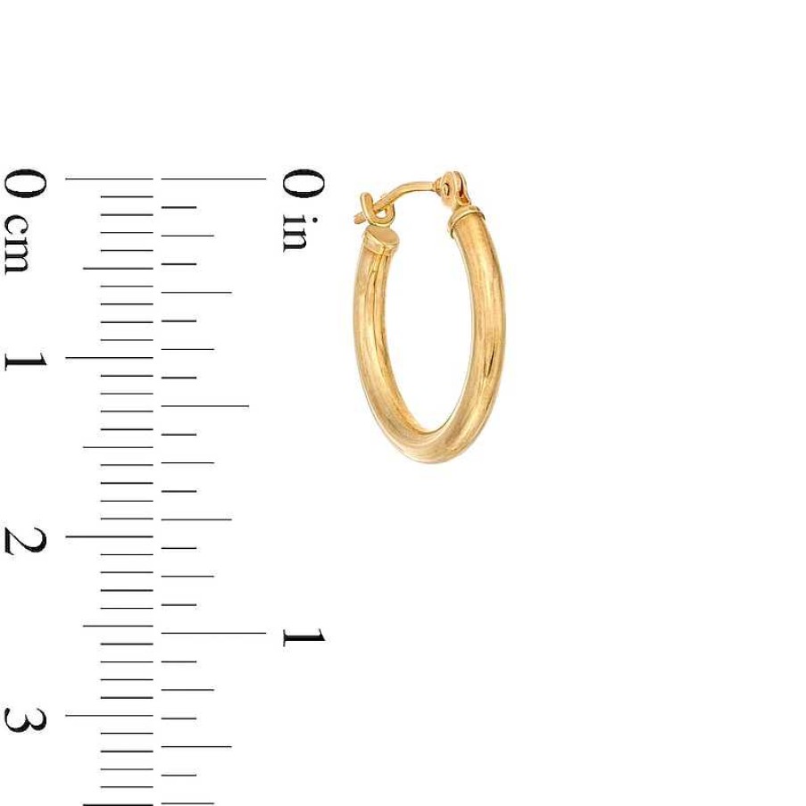 Earrings Zales | 16Mm Hoop Earrings In 14K Gold