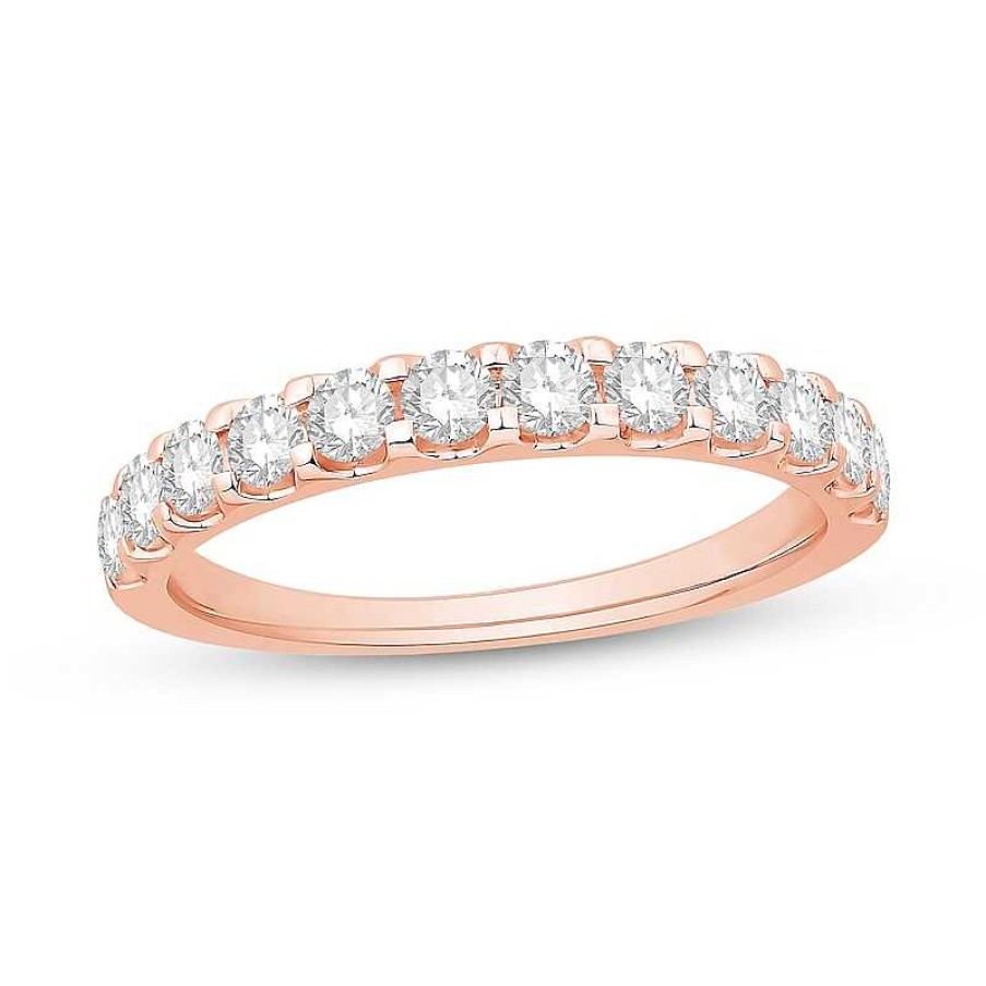 Rings Zales | 3/4 Ct. T.W. Diamond Band In 10K Rose Gold