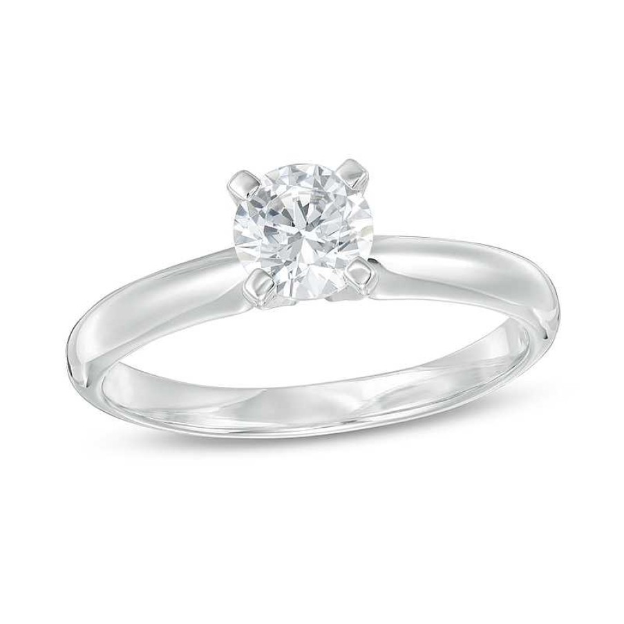 Rings Zales | 3/4 Ct. T.W. Diamond Solitaire Engagement Ring In 14K White Gold (I/I2)