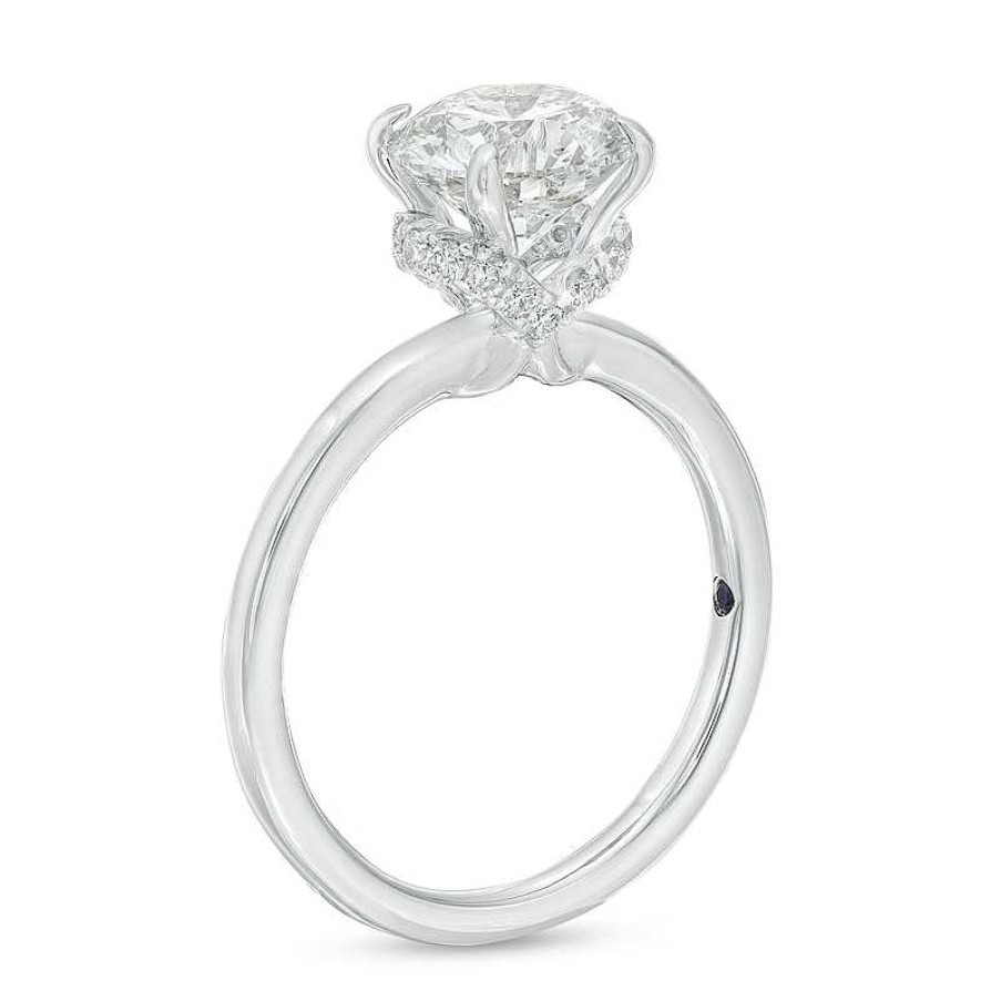 Rings Zales | True Lab-Created Diamonds By Vera Wang Love 2 Ct. T.W. Solitaire Engagement Ring In 14K White Gold (F/Vs2)