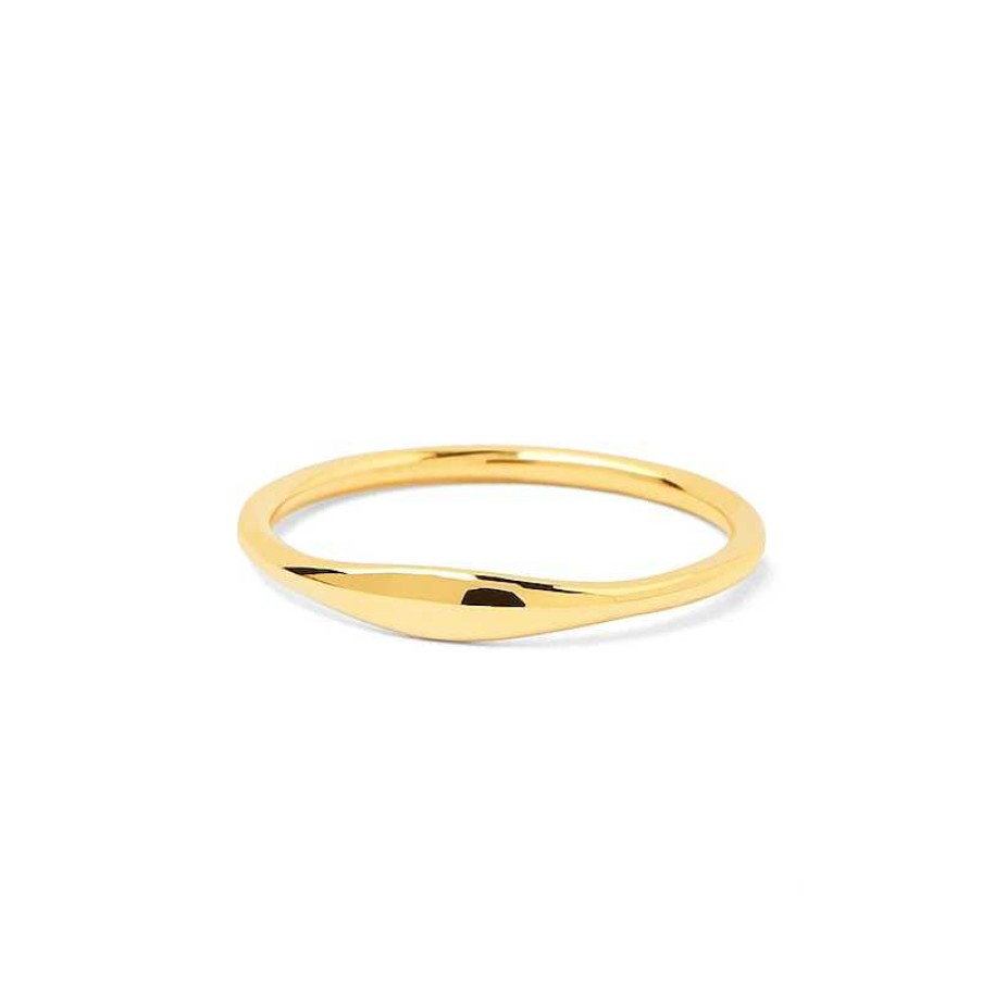 Rings Zales | Pdpaola™ At Zales Rounded Center Band In 18K Gold