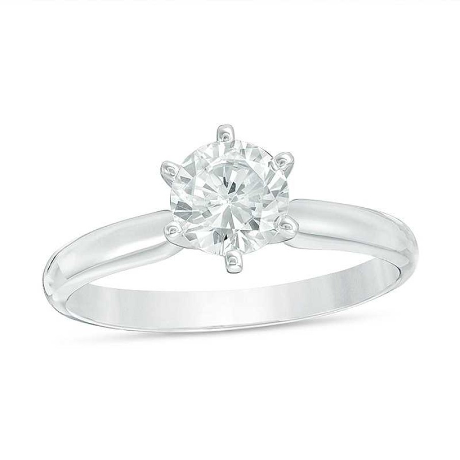 Rings Zales | 3/4 Ct. Diamond Solitaire Engagement Ring In 14K White Gold (I/I2)