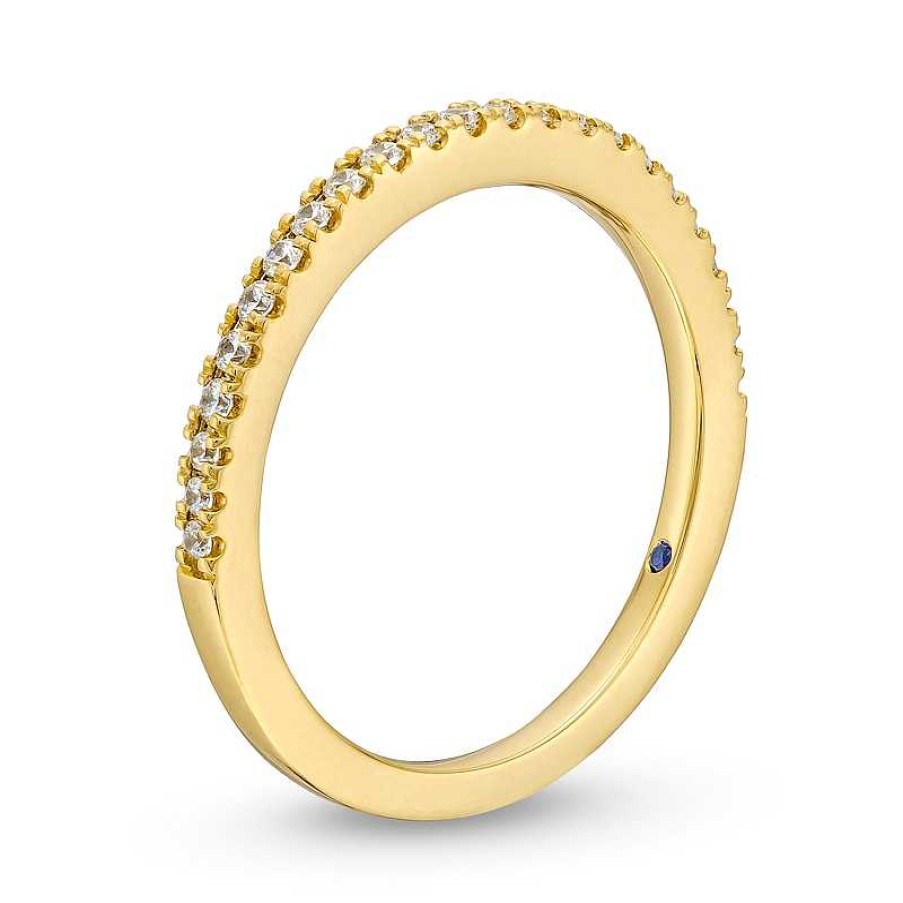 Rings Zales | Vera Wang Love Collection 1/4 Ct. T.W. Diamond Band In 14K Gold