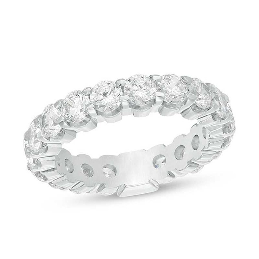 Rings Zales | 3 Ct. T.W. Diamond Eternity Band In 14K White Gold